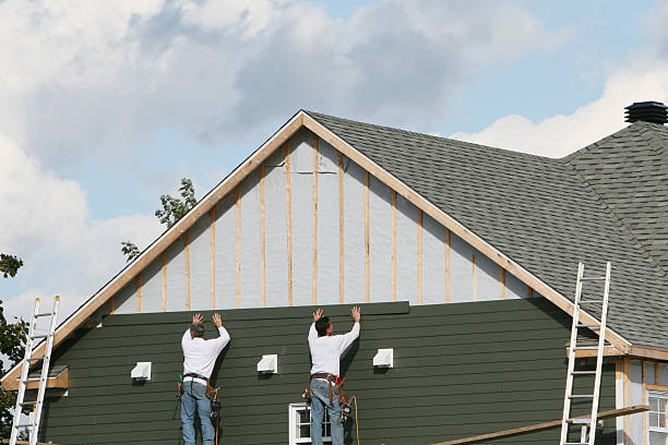 Professional Siding technician working in Manchester, GA